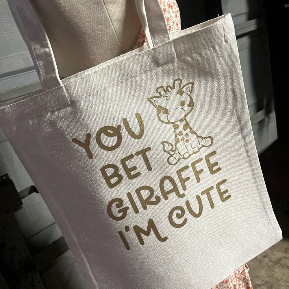 Cute Giraffe Tote Bag